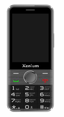 Телефон мобильный XENIUM X800 Black