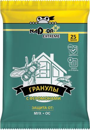 Гранулы от мух NADZOR Гранулы от мух Extreme с...