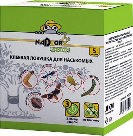  NADZOR Клеевая ловушка для насекомых ?Ловчий пояс? 5м, PEST20