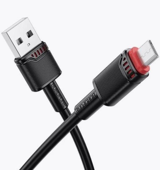 ������ BOROFONE (6941991120725) BX110m USB 2.4A ��� micro USB - 1 � , ������