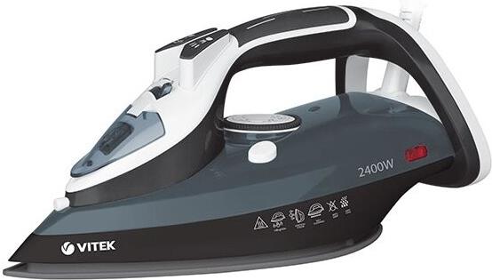  VITEK Утюг VT-8304 2400Вт черный/белый/синий