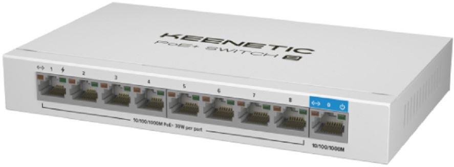 ���������� KEENETIC PoE+ Switch 9 (KN-4710) White