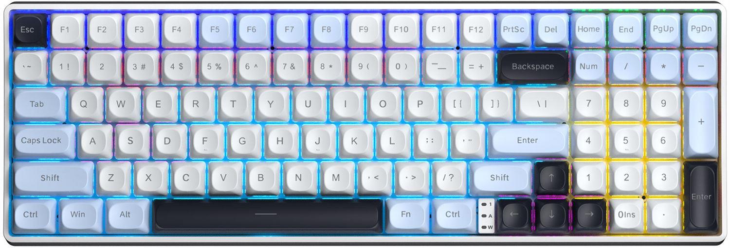 Клавиатура AULA S100Pro Blue-White-Black,...