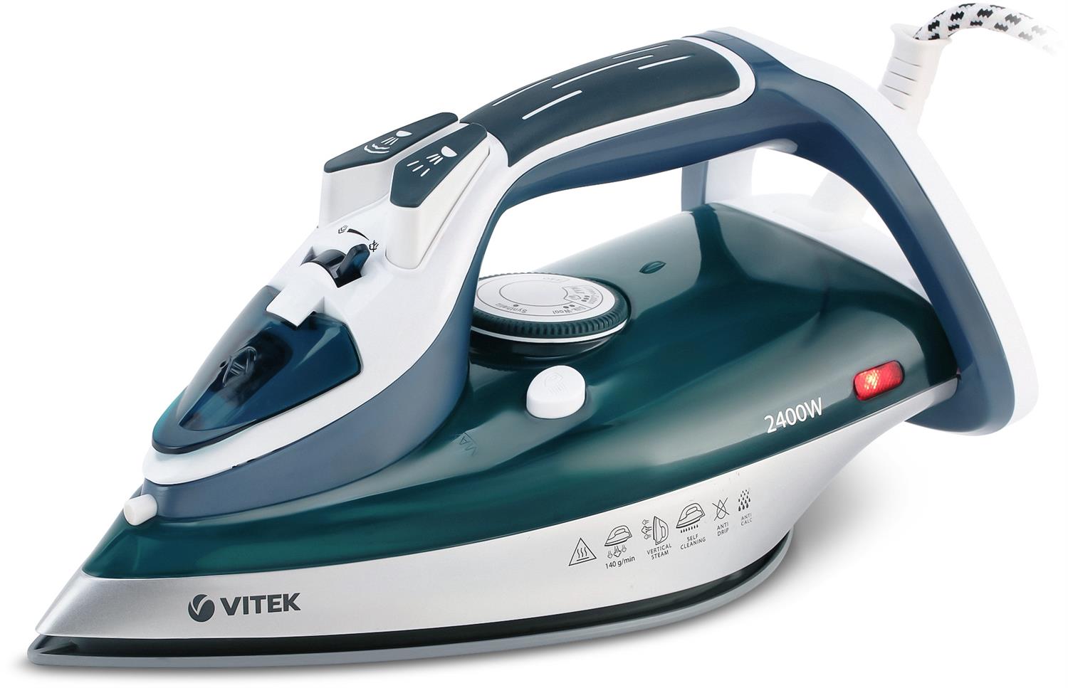  VITEK VT-8306 2400Вт белый/зеленый