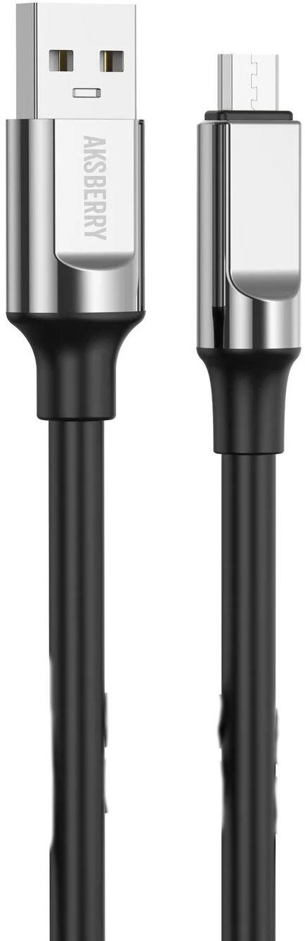  AKSBERRY (6900291860014) X159 Silicone USB-A - MicroUSB, 