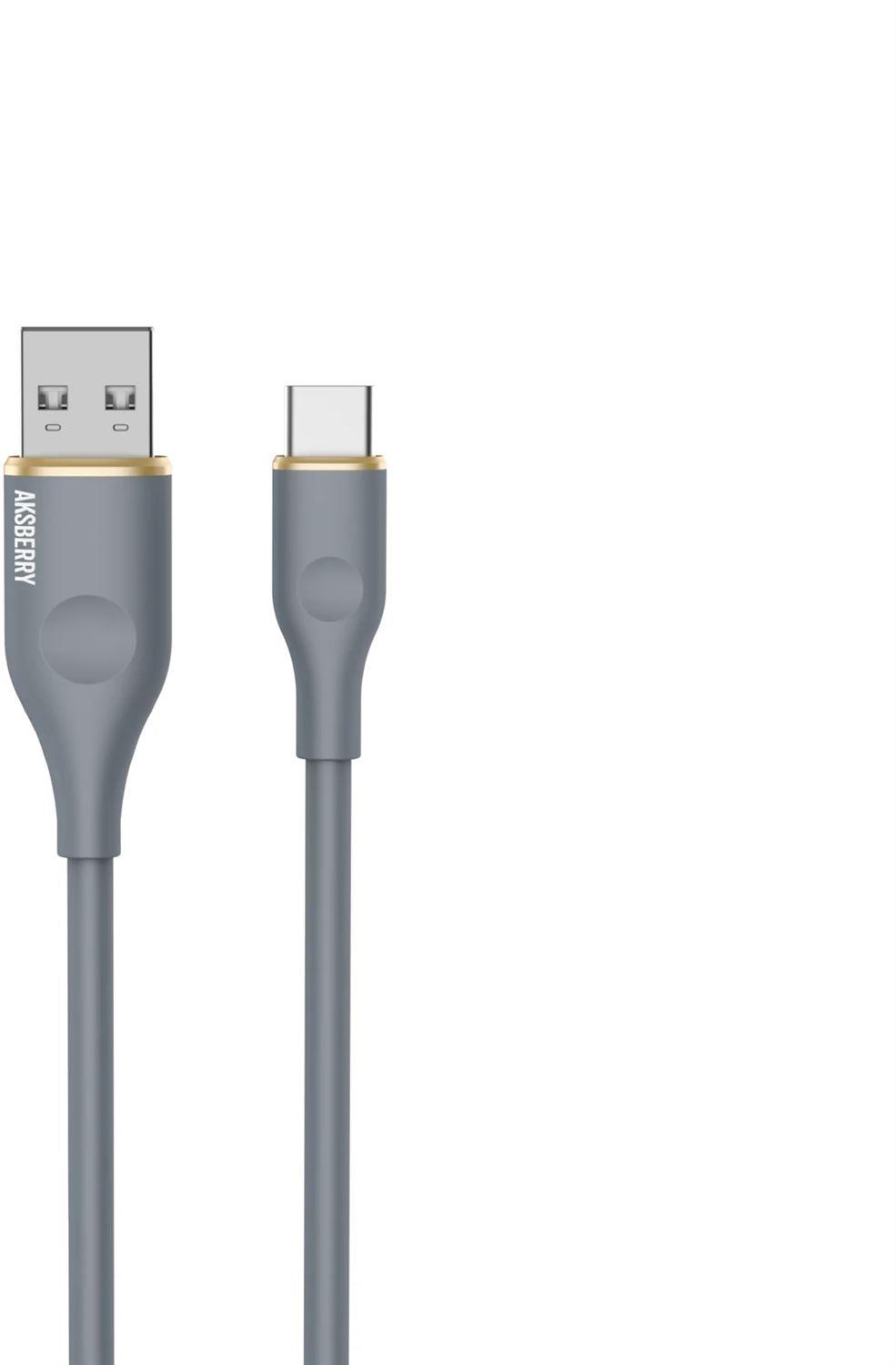  AKSBERRY (6900307820018) X162 Liquid silicone USB-A -Type-C, 