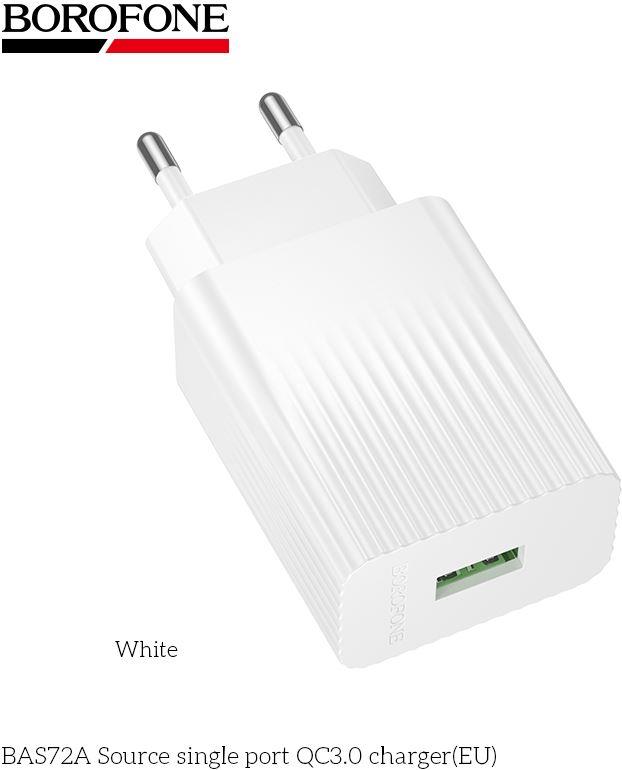 BOROFONE (6941991122644) BAS72A 1USB 3.0A...