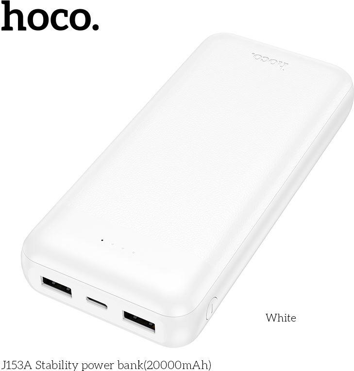 Powe Bank HOCO (6942007656092) J153A 20000mAh 2USB+1Type-C+1micro USB 2.0A,