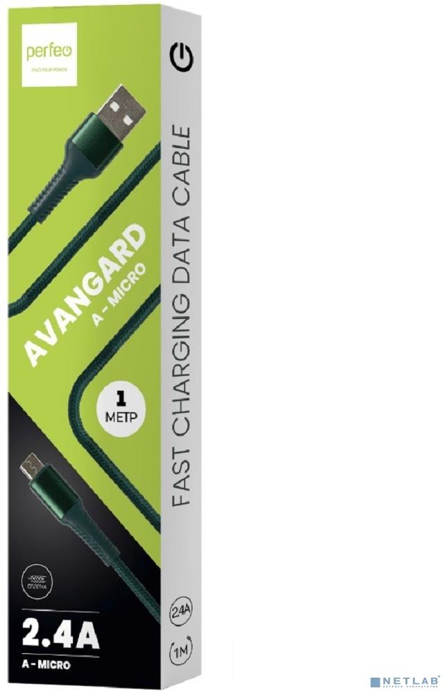  PERFEO (U4023) AVANGARD USB A  - Micro USB , 2.4A, ,