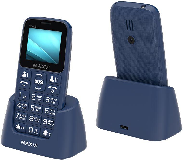 ��������� �������� �������� GSM MAXVI B110ds blue