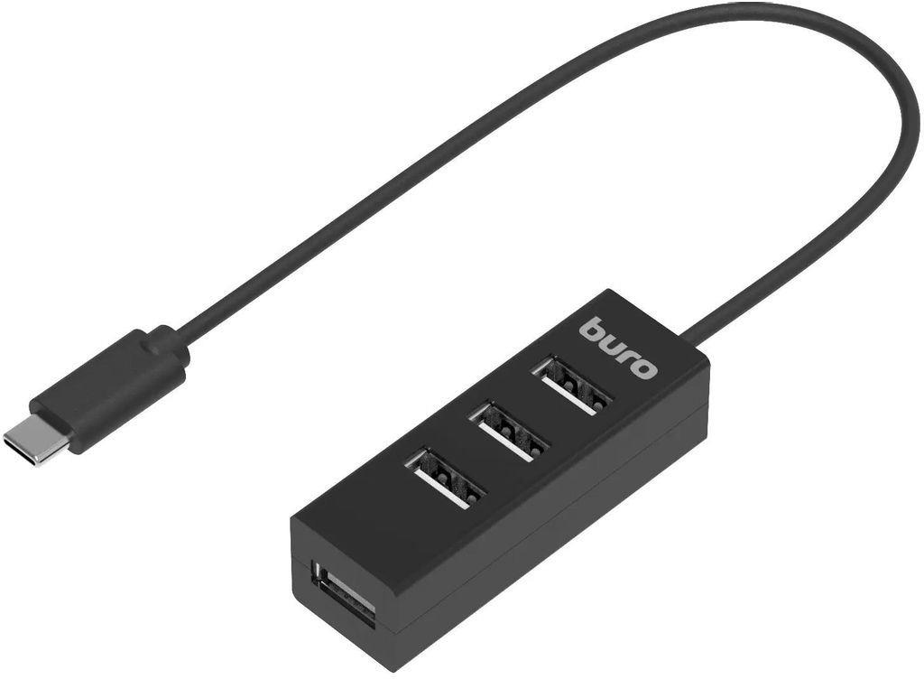  BURO ������������ USB-C BPH-C-1906 4����. ������ (BU-USBC-HUB-4U20)