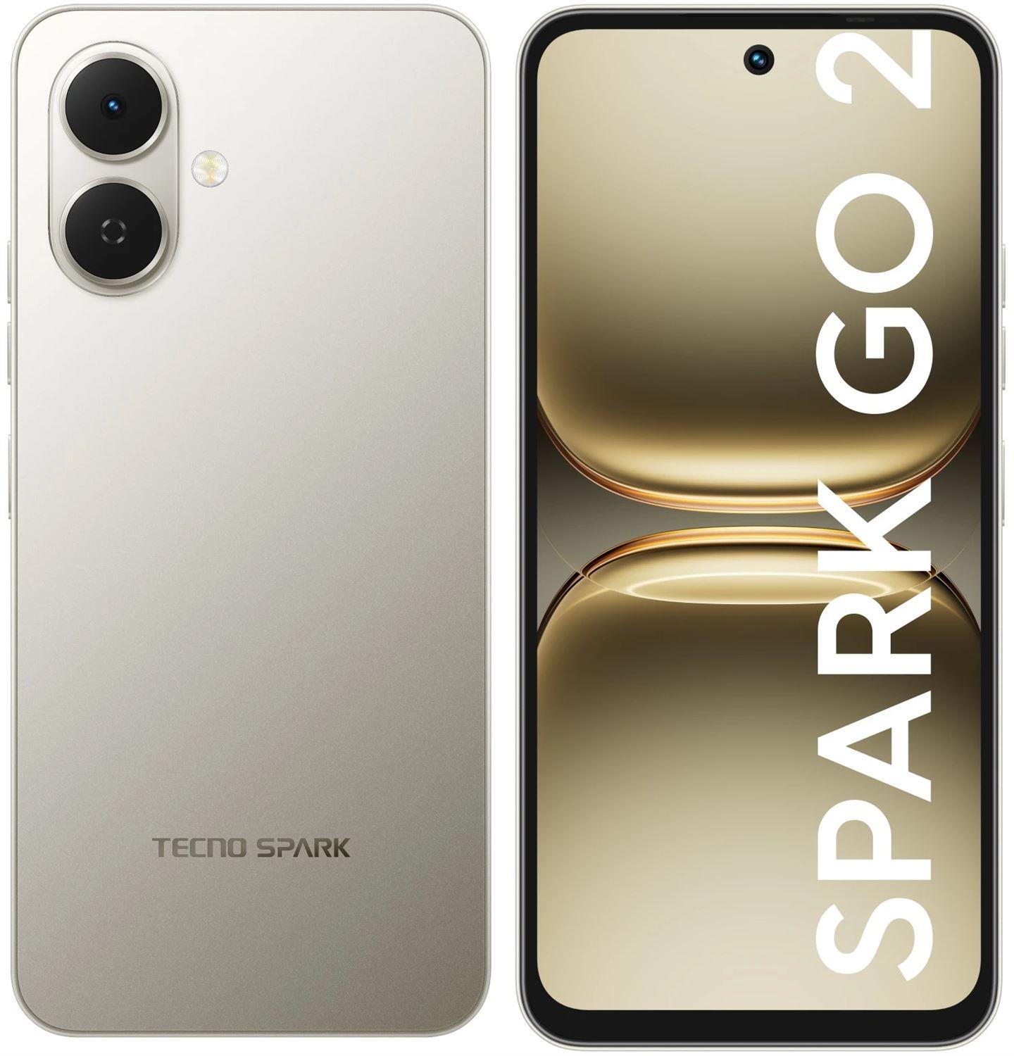  TECNO Spark Go 2 3/64Gb Grey (KM4 64+3 TITANIUM GREY)