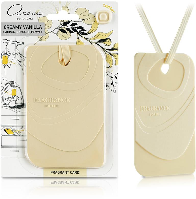      Fragrant Card Creamy vanilla (105242)