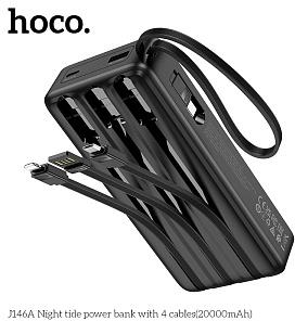Power bank HOCO (6942007645911) J146A Black - 20000mAh 1USB