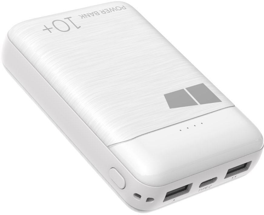 Power bank MORE CHOICE (4627151193762) PB32-10 White - 10000mAh 2USB
