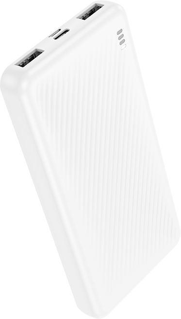 Power bank BOROFONE (6941991111778) BJ55 White - 10000mAh 2USB