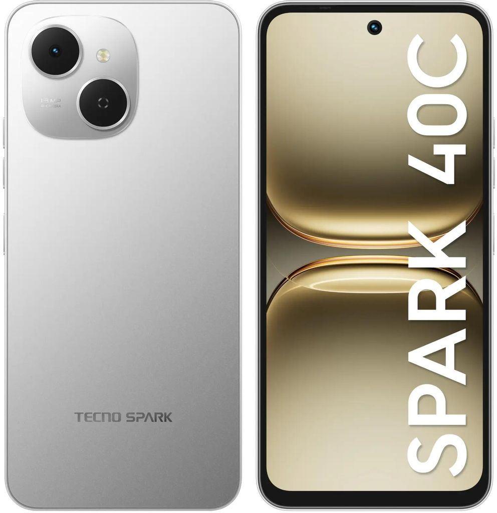  TECNO Spark 40C 8/128Gb Grey (KM4K 128+8 TITANIUM GREY)