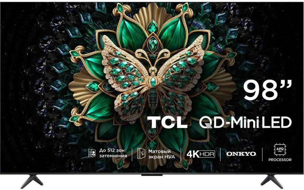  TCL 98C6K 4K UHD Google TV