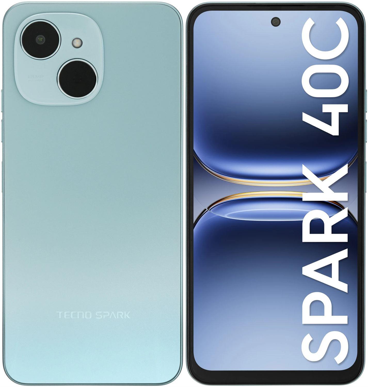  TECNO Spark 40C 8/128Gb Blue (KM4K 128+8 RIPPLE BLUE)