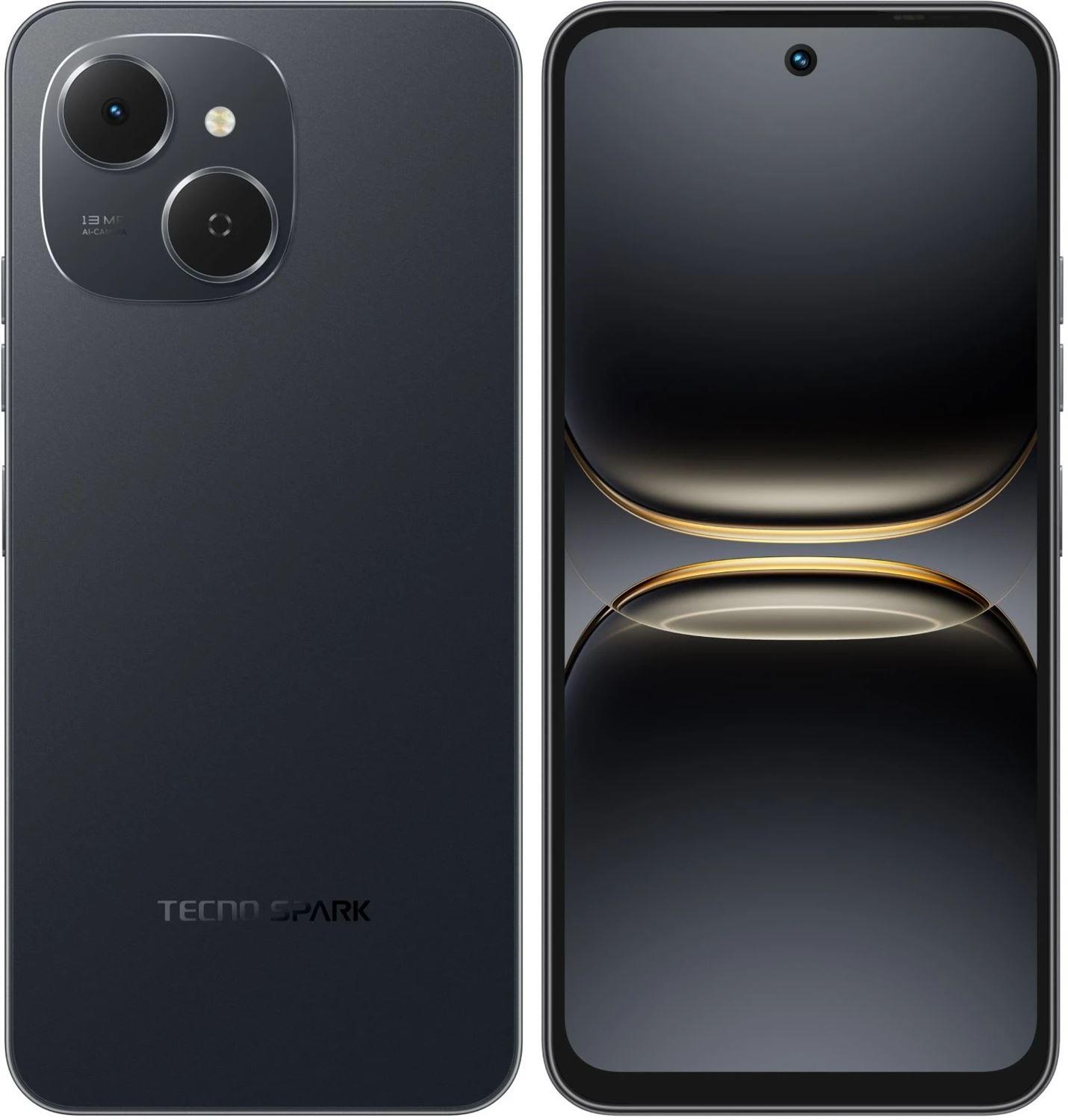 TECNO Spark 40C 8/256Gb Black (KM4K 256+8 INK BLACK)