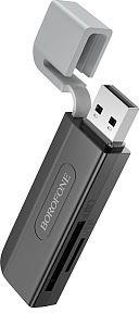 USB- BOROFONE (6941991112386) DH9 Black