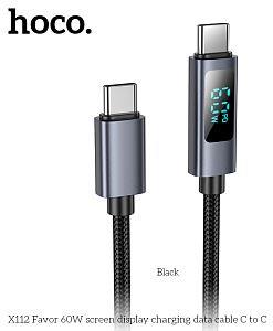 ������ HOCO (6942007645577) X112aa ,��� Type-C, 1 �, Black