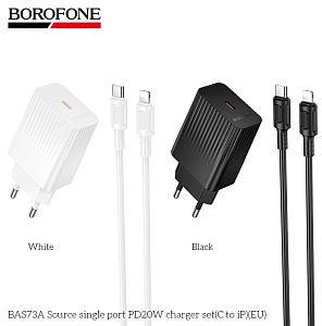  BOROFONE (6941991122712) BAS73Aia 1Type-C 3.0A PD20W Black