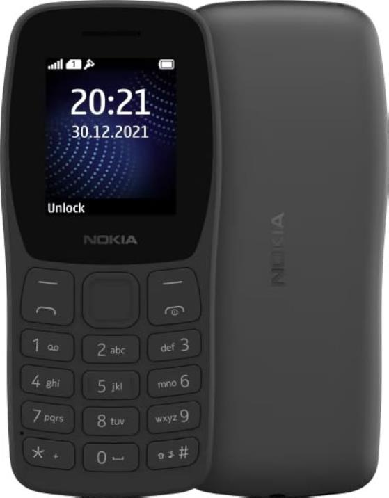  NOKIA 105 Classic TA-1459 DS EAC Charcoal (1GF010IPA1C01)