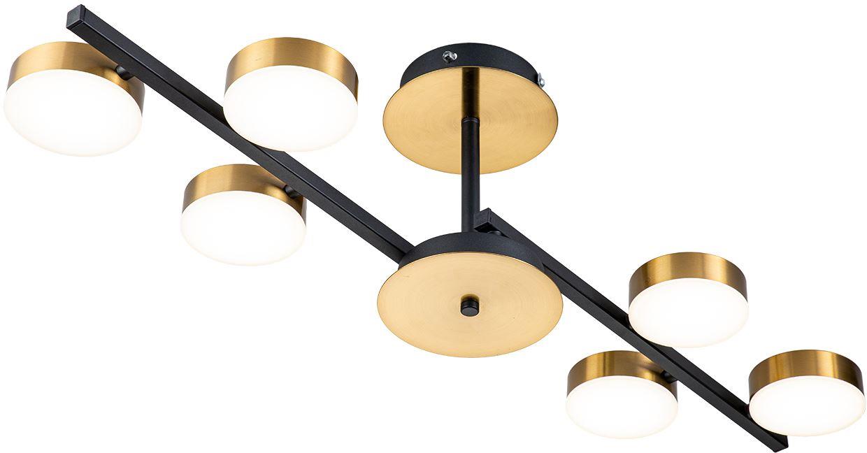  ESCADA 10266/6 LED*95W Black/Brass