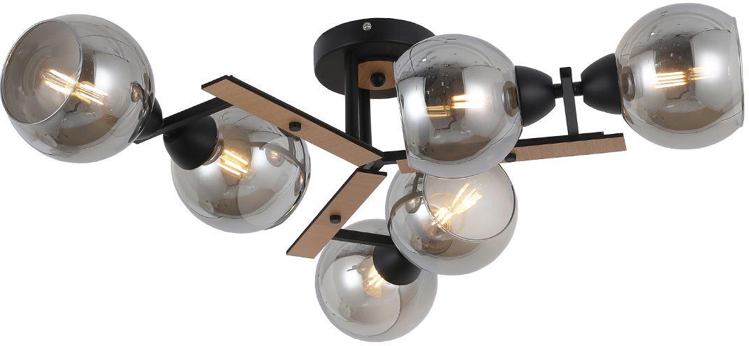  ESCADA 1102/6P E27*60W Black