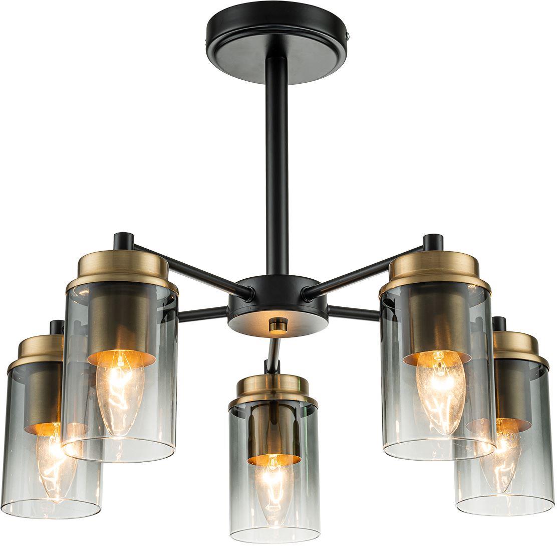  ESCADA 2118/5P E14*40W Black/Brass