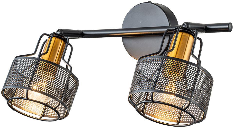  ESCADA 1100/2A E14*40W Black/Gold