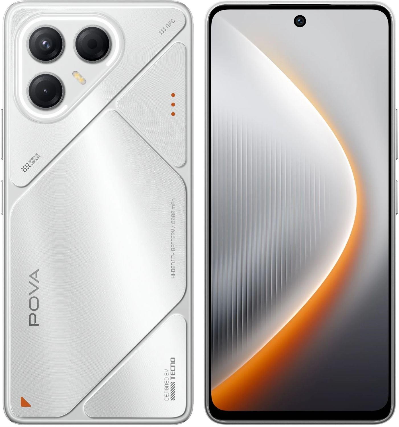  TECNO Pova 7 5G 8/256Gb Silver (LJ7 256+8 MAGIC SILVER)