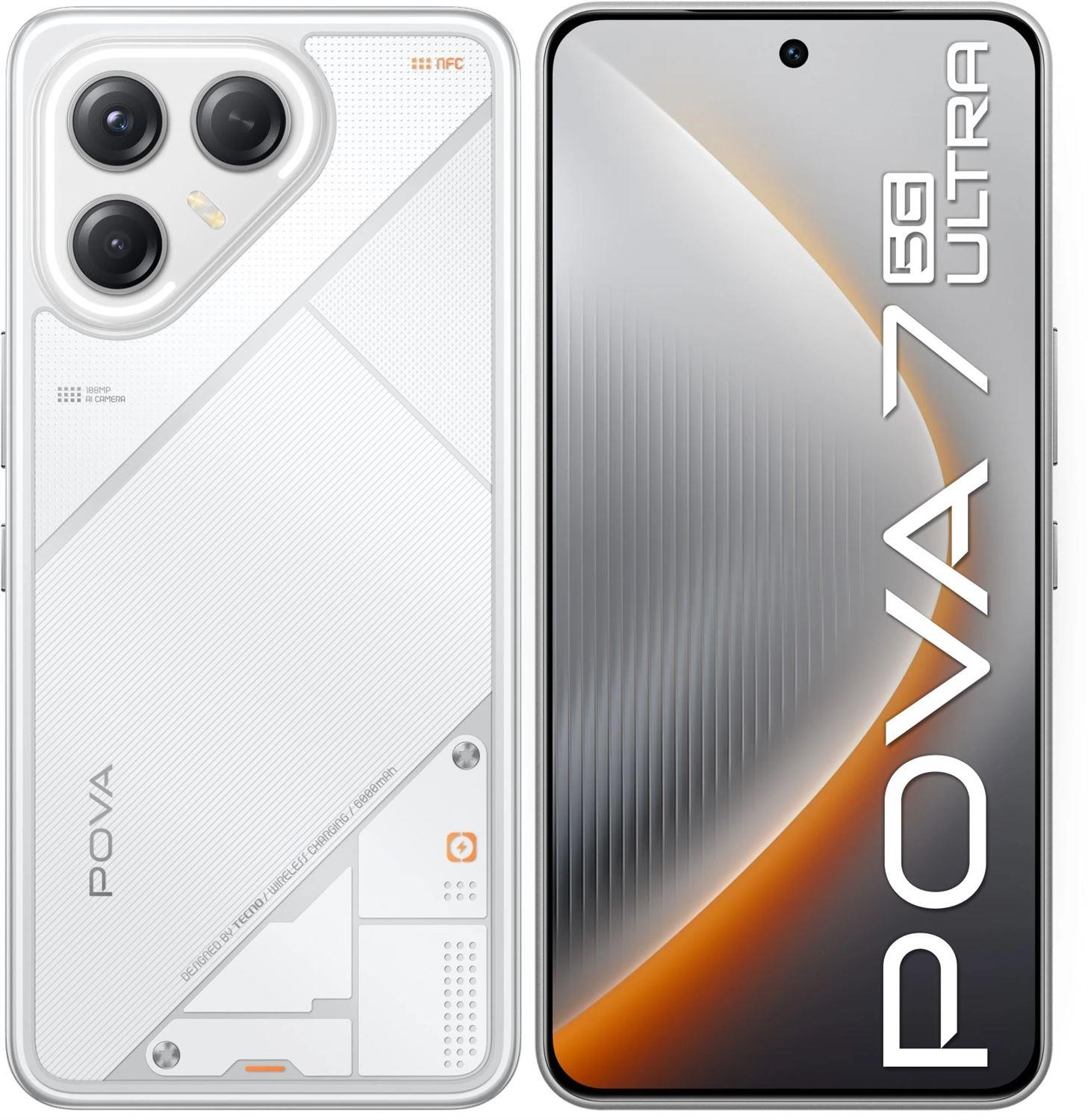  TECNO Pova 7 Ultra 5G 8/256Gb White (LJ9 256+8 GEEK WHITE)