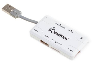 USB- SMARTBUY (SBRH-750-W)  +  
