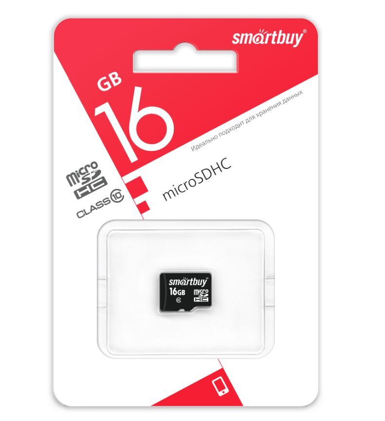  SMARTBUY (SB16GBSDCL10-00) MicroSDHC 16GB lass10