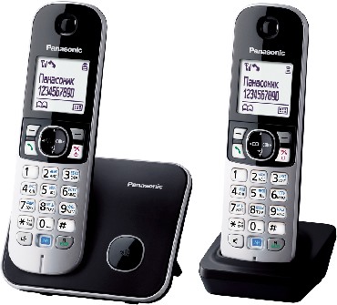 Телефон цифровой PANASONIC KX-TG6812RUB